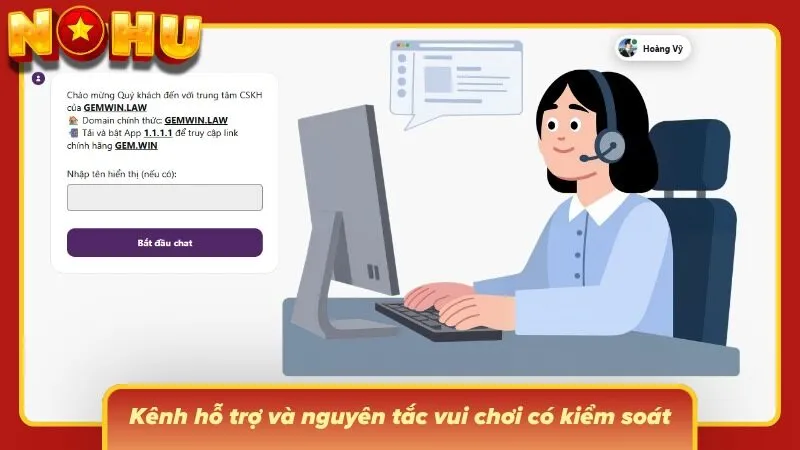 Tư vấn khi cần và nhiều khuyến nghị giúp khách chơi trải nghiệm an toàn