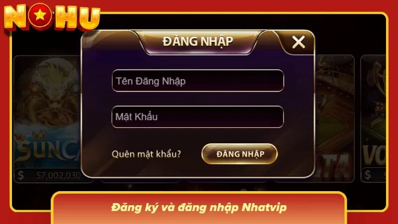 Các trường thông tin hiện lần lượt trên giao diện truy cập